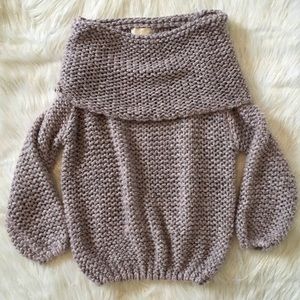 Azz Trading Slouchy Cowl Neck Sweater